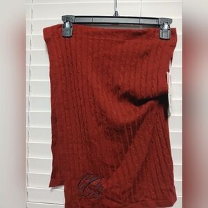 New Toodler poncho Rust Red Textured Top - Visible Tag
